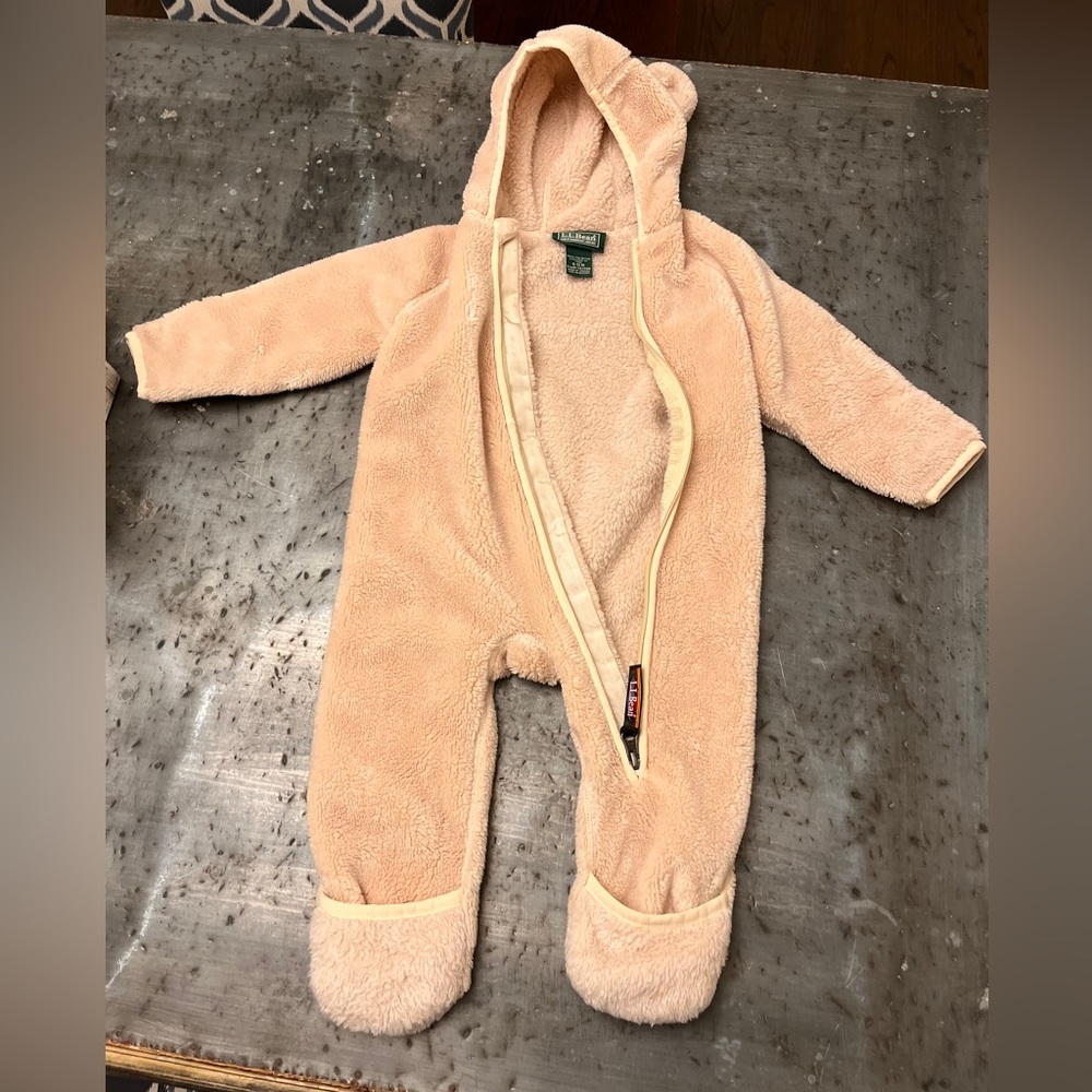 6-12 month fleece onesie